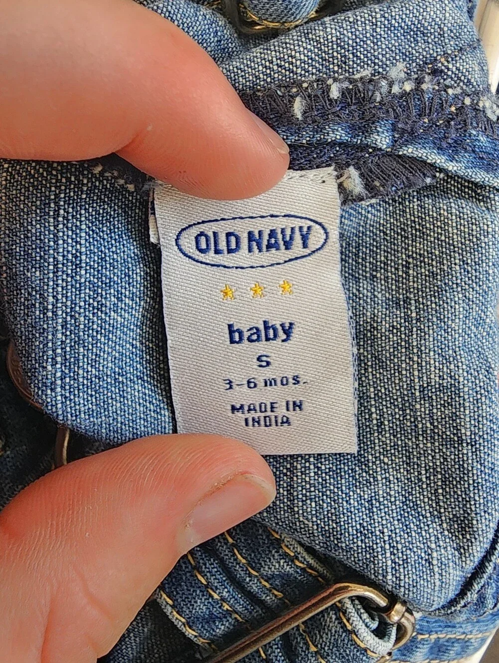 Old Navy Baby Denim Carpenter Overalls 3-6 Months